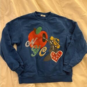 Madhappy Blue NYC Graphic Sweatshirt